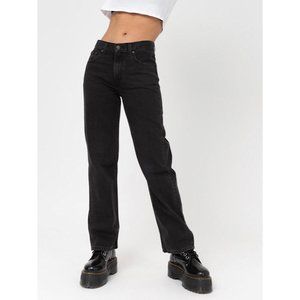 LEVI’S | 30 Aritzia Loose Straight Black Jeans Mom Tapered Straight Leg Aritzia